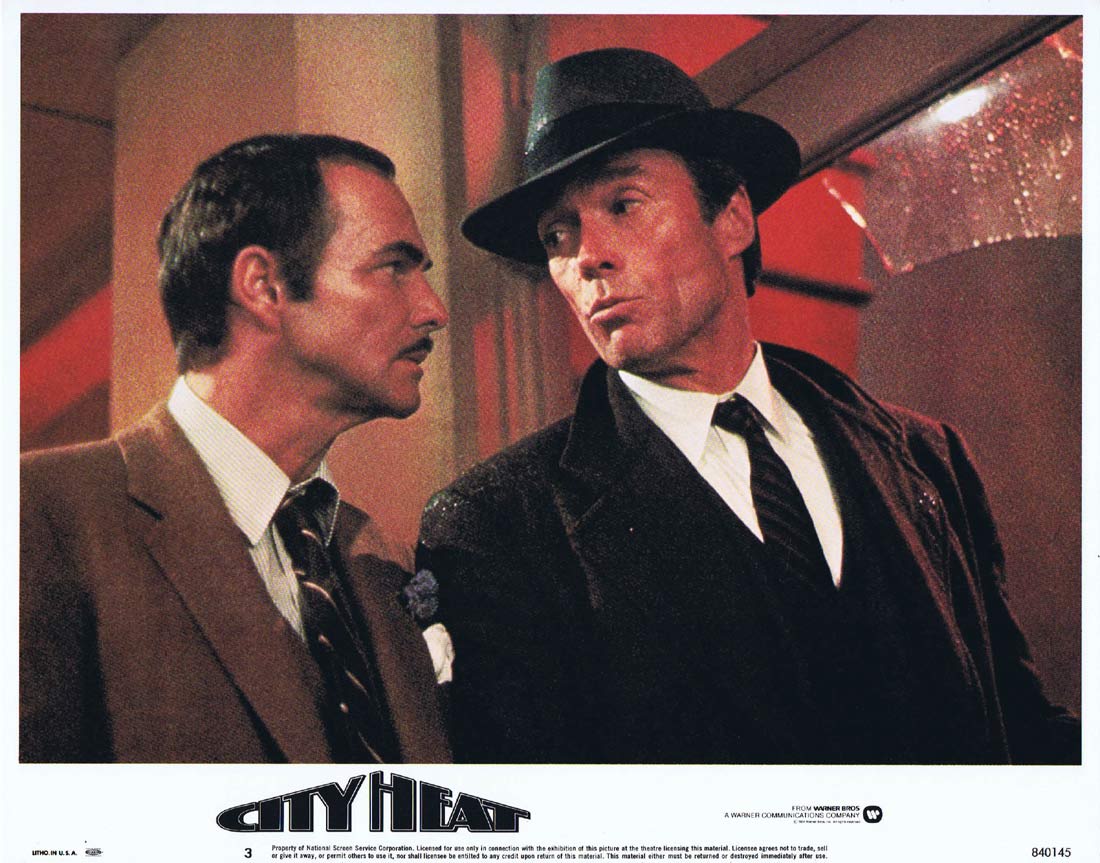 CITY HEAT Original US Lobby Card 3 Clint Eastwood Burt Reynolds