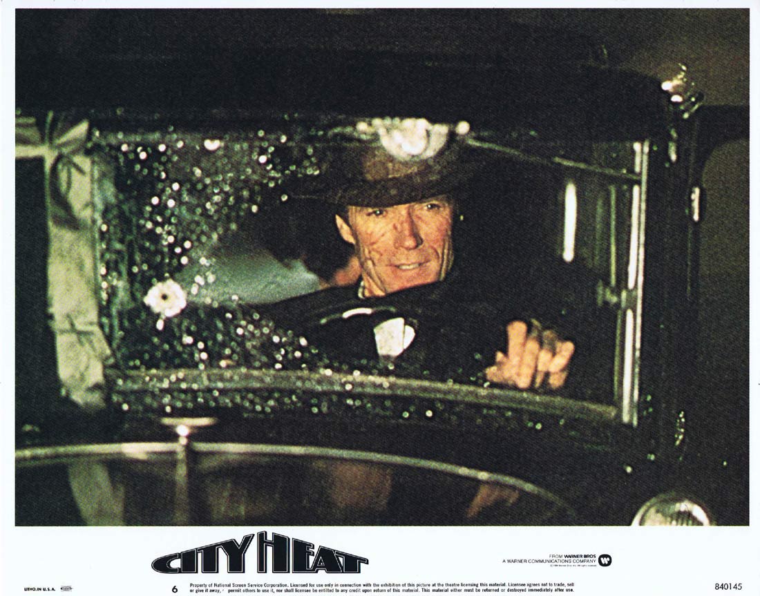 CITY HEAT Original US Lobby Card 6 Clint Eastwood Burt Reynolds