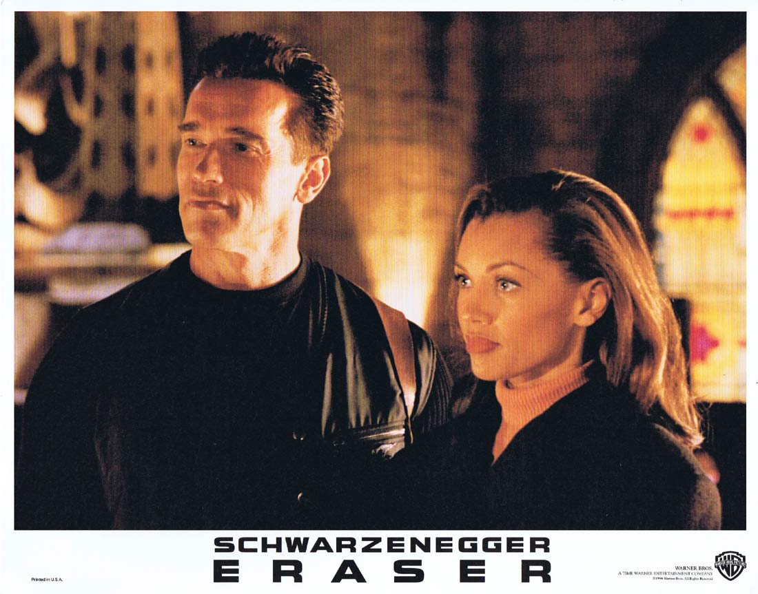 ERASER Original US Lobby Card 8 Arnold Schwarzenegger Vanessa Williams