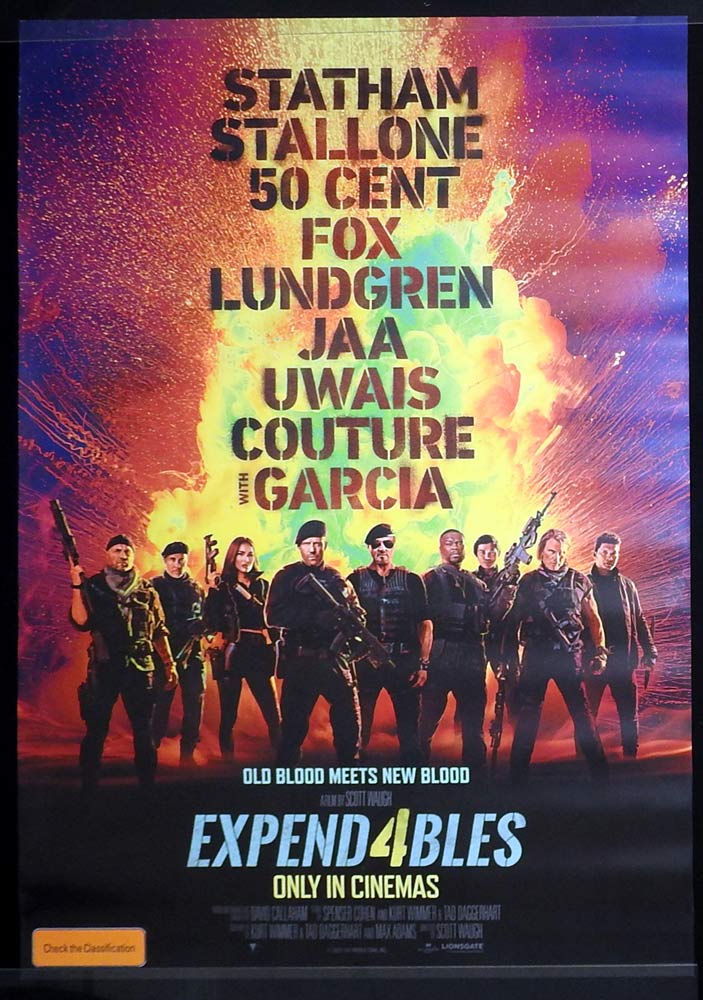 EXPEND4BLES aka EXPENDABLES 4 Original DS AU One Sheet Movie Poster Sylvester Stallone