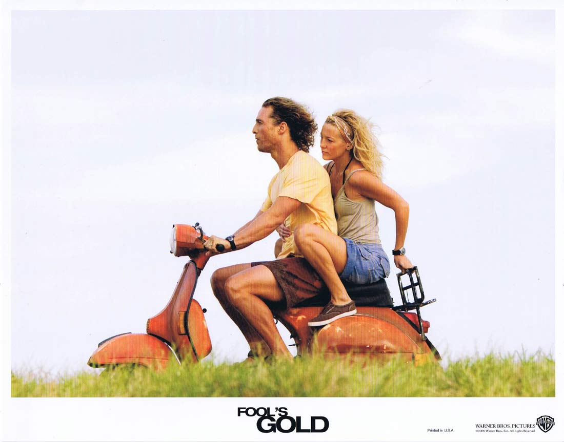 FOOL’S GOLD Original US Lobby Card 3 Matthew McConaughey Kate Hudson