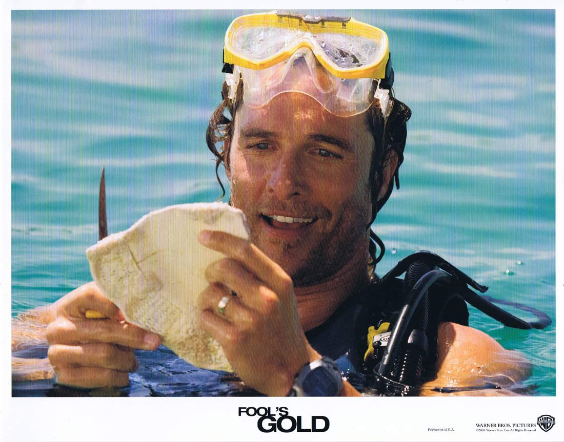 FOOL’S GOLD Original US Lobby Card 5 Matthew McConaughey Kate Hudson