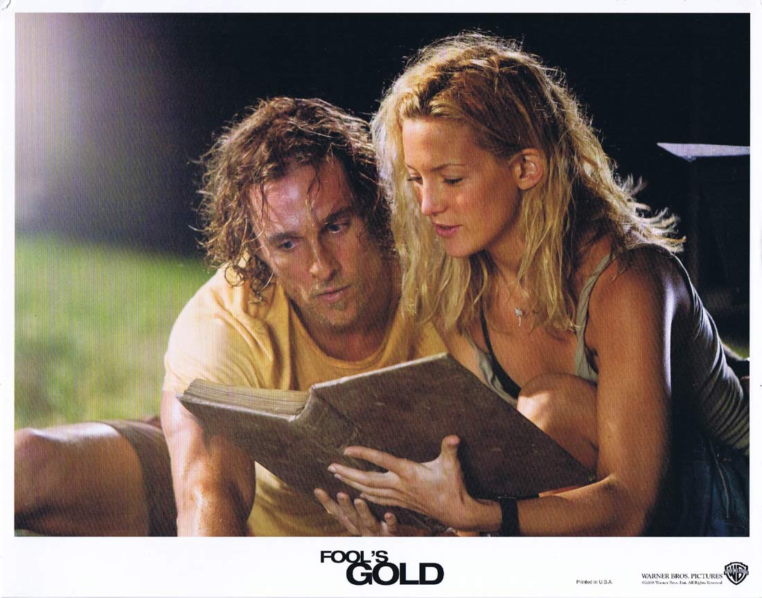 FOOL’S GOLD Original US Lobby Card 6 Matthew McConaughey Kate Hudson