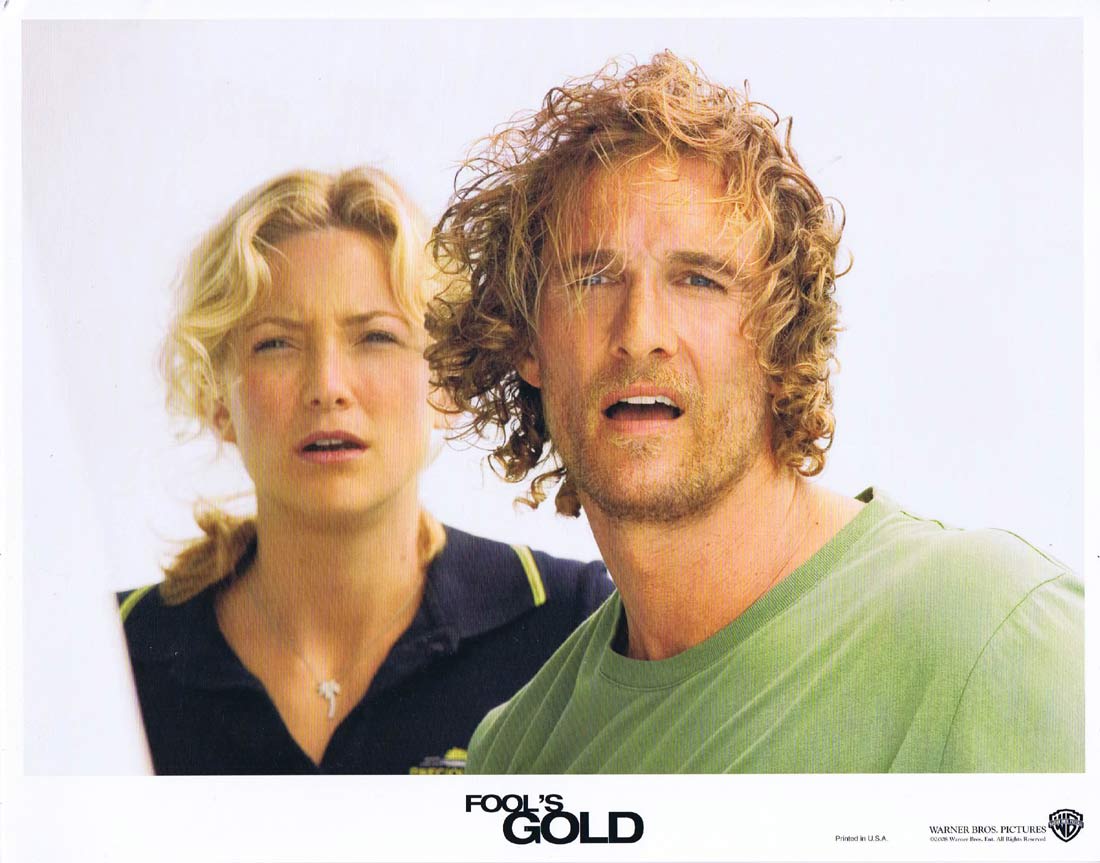 FOOL’S GOLD Original US Lobby Card 8 Matthew McConaughey Kate Hudson