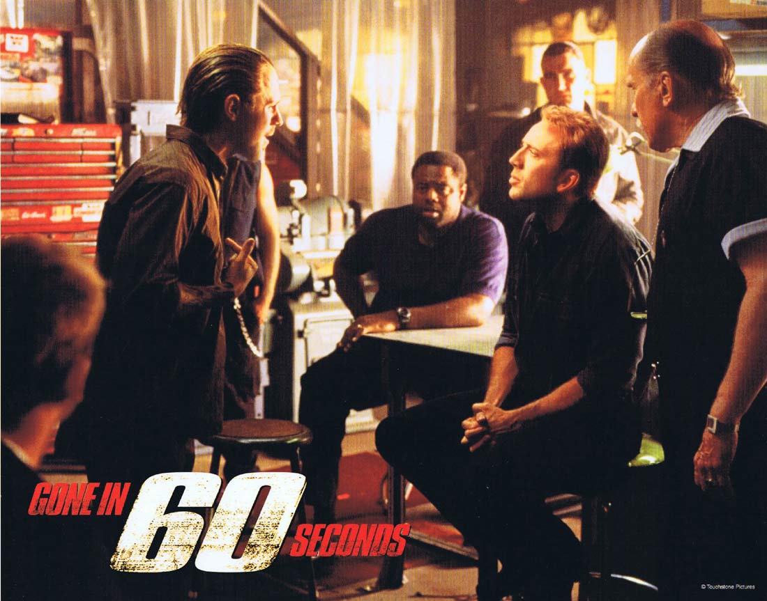GONE IN 60  SECONDS Original US Lobby Card 3 Nicolas Cage Angelina Jolie
