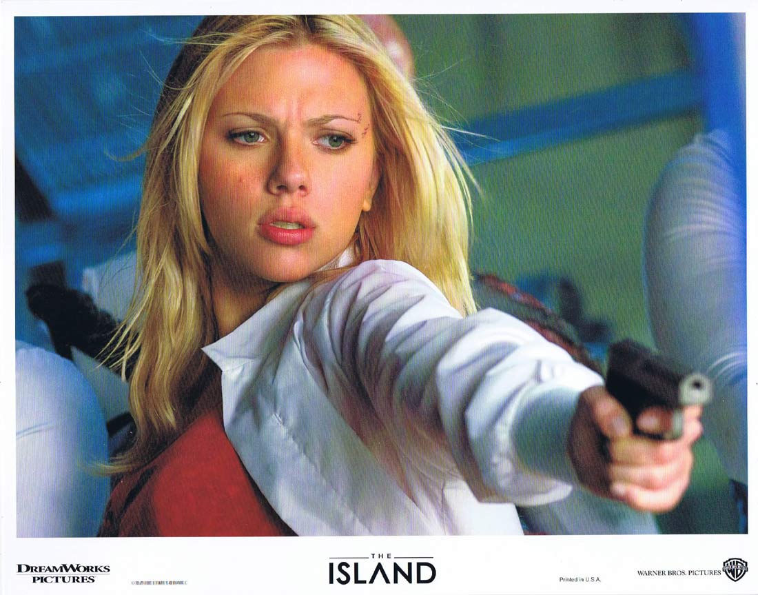 THE ISLAND Original US Lobby Card 1 Ewan McGregor Scarlett Johansson