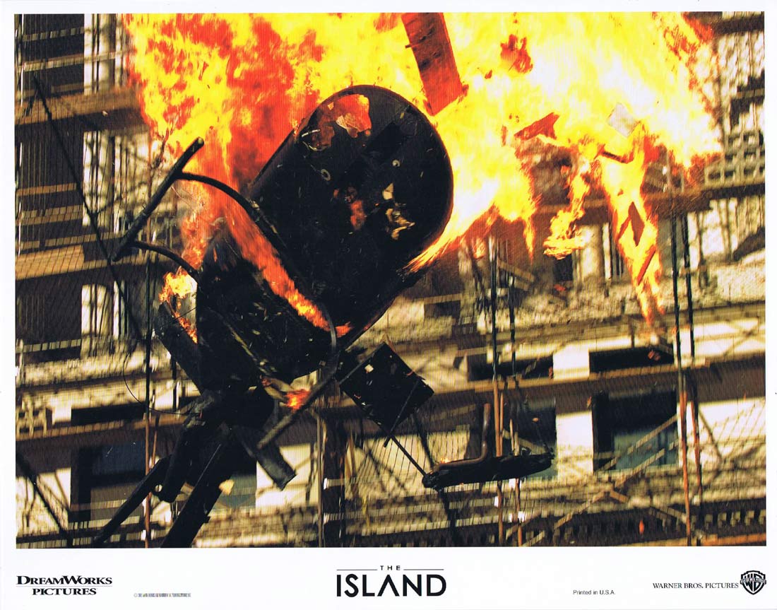 THE ISLAND Original US Lobby Card 7 Ewan McGregor Scarlett Johansson