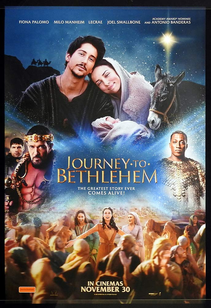JOURNEY TO BETHLEHEM Original DS AU One Sheet Movie Poster Antonio Banderas