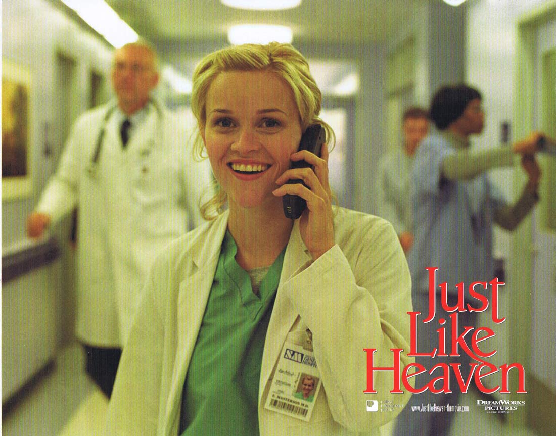 JUST LIKE HEAVEN Original US Lobby Card 1 Reese Witherspoon