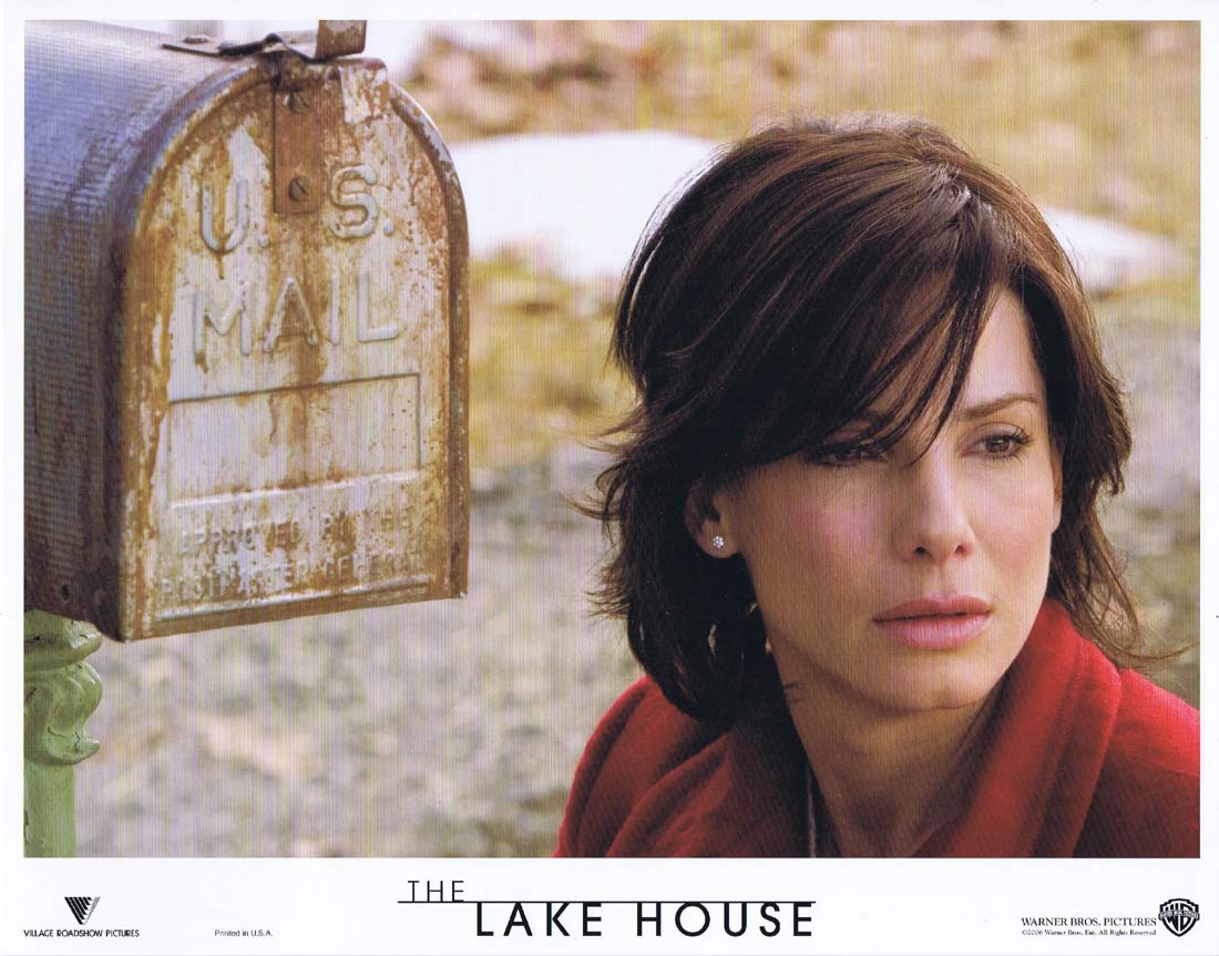 THE LAKE HOUSE Original US Lobby Card 1 Keanu Reeves Sandra Bullock