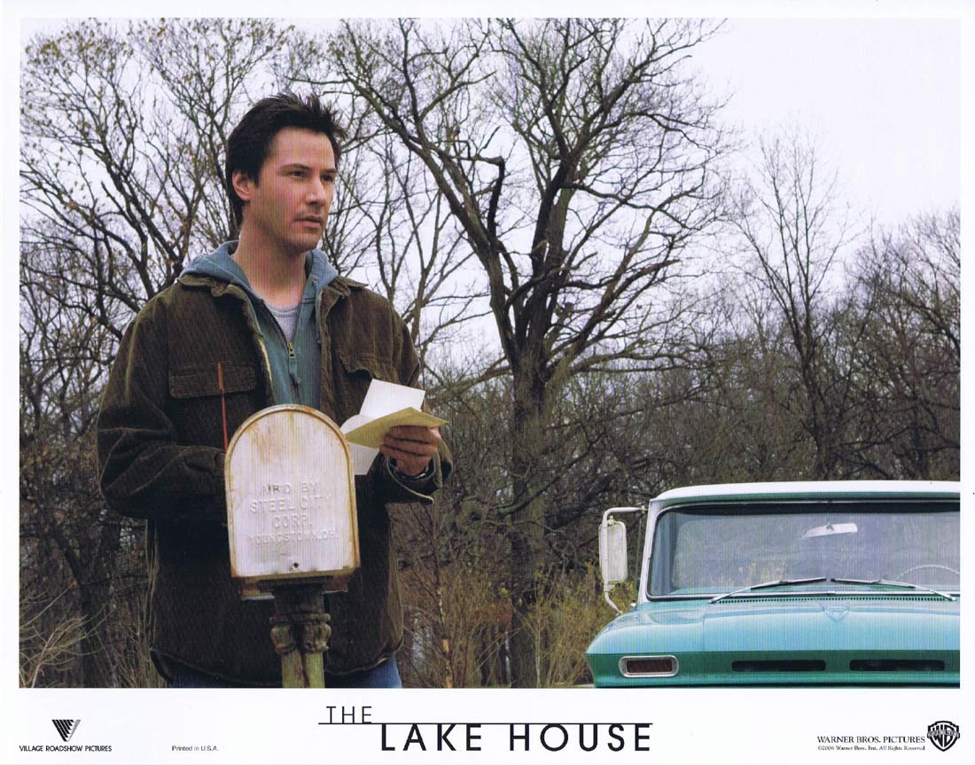 THE LAKE HOUSE Original US Lobby Card 2 Keanu Reeves Sandra Bullock