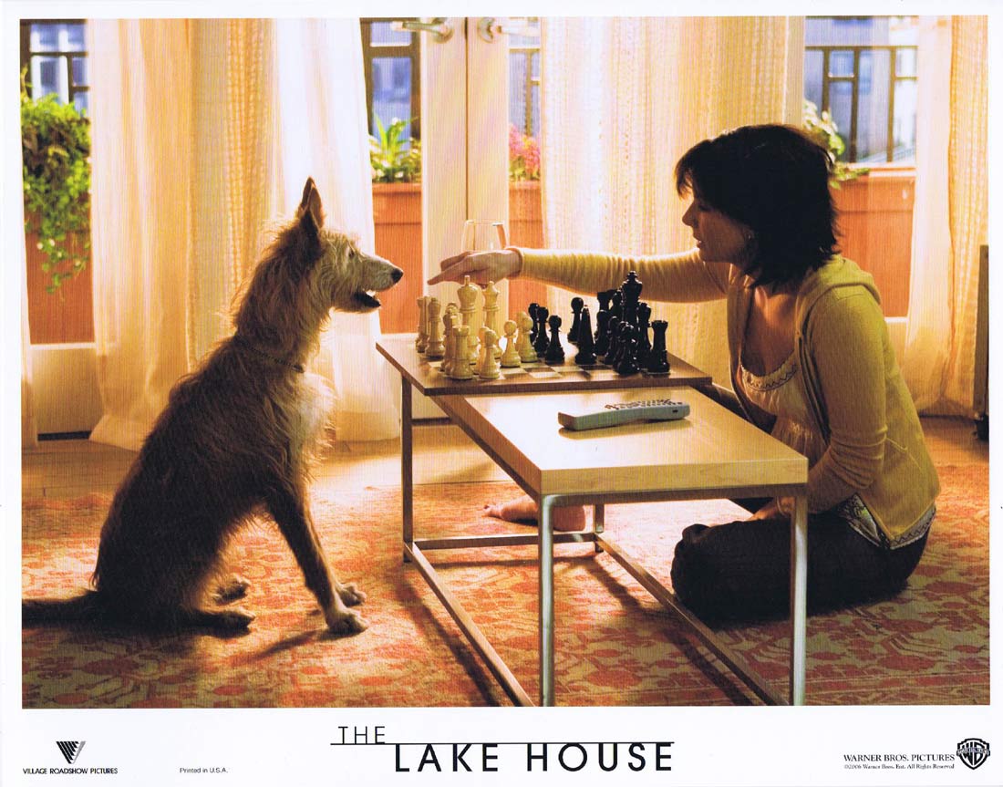 THE LAKE HOUSE Original US Lobby Card 3 Keanu Reeves Sandra Bullock