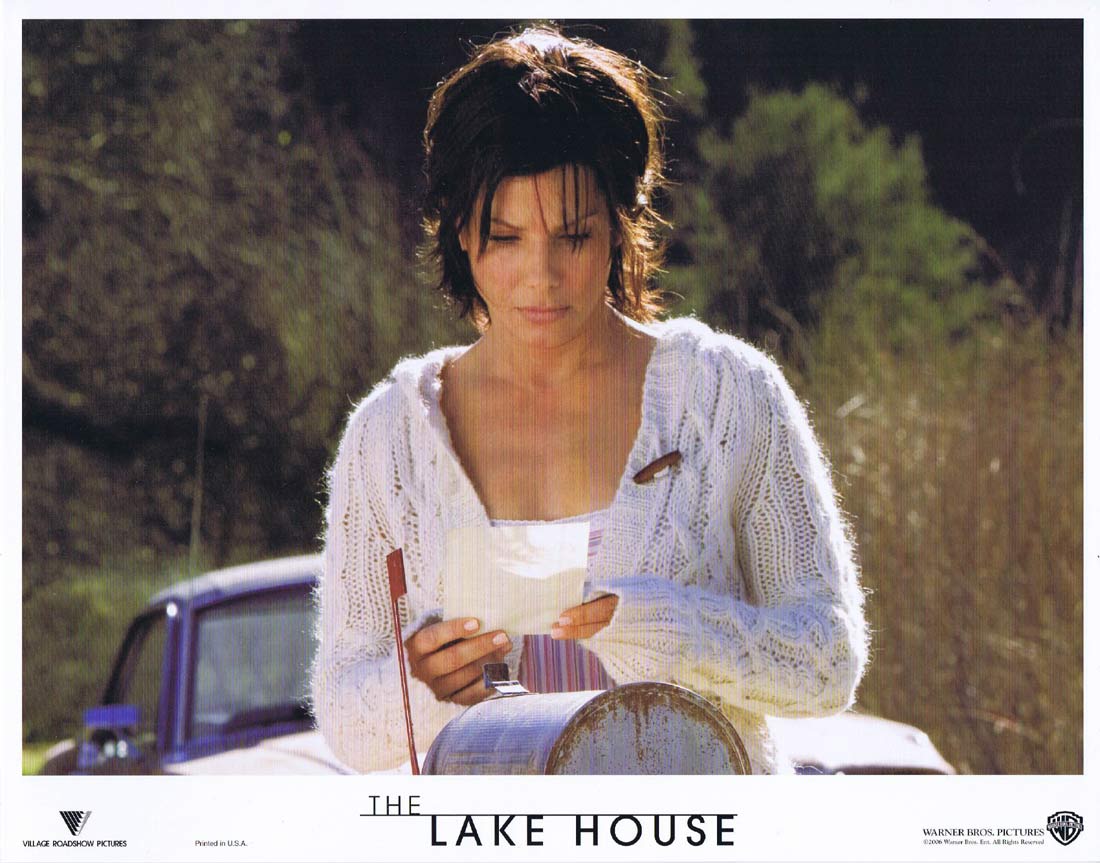 THE LAKE HOUSE Original US Lobby Card 5 Keanu Reeves Sandra Bullock