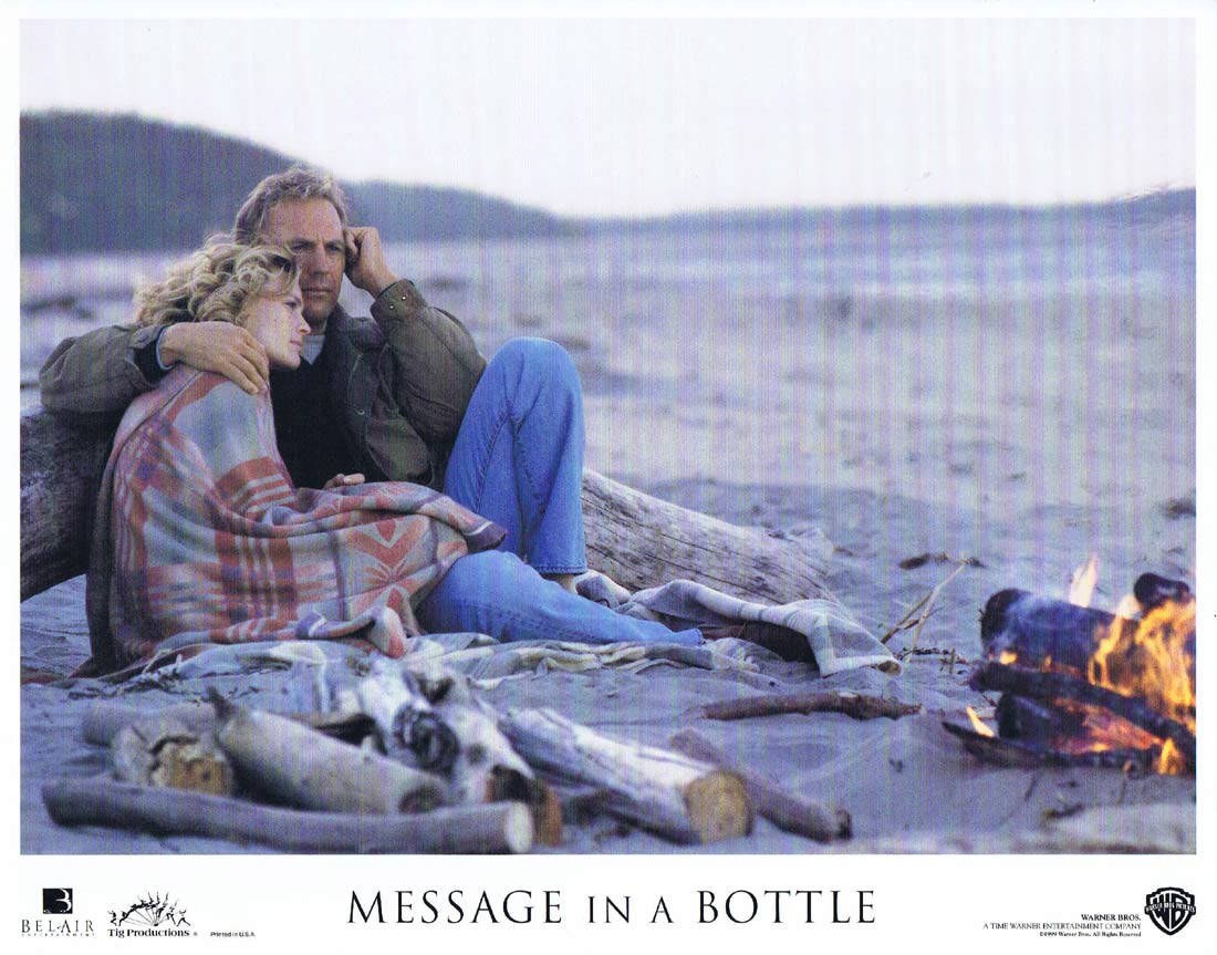 MESSAGE IN A BOTTLE Original US Lobby Card 1 Kevin Costner Robin Wright