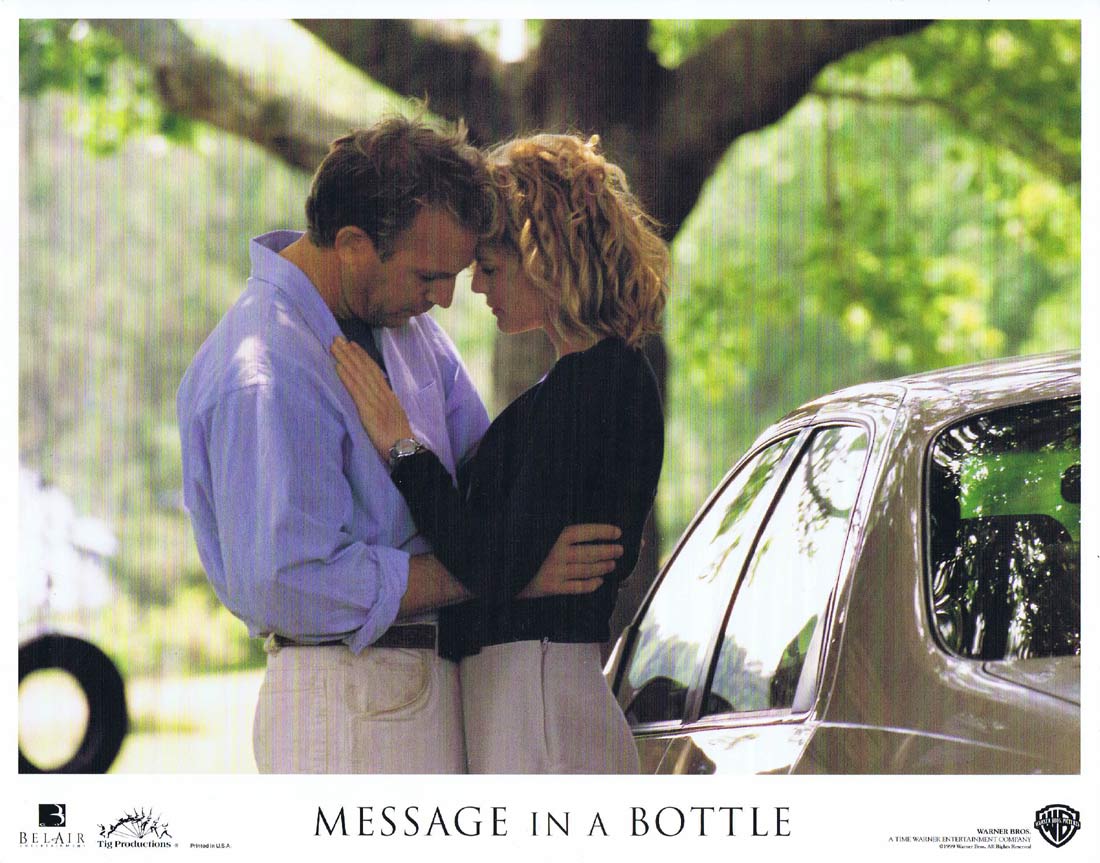 MESSAGE IN A BOTTLE Original US Lobby Card 3 Kevin Costner Robin Wright