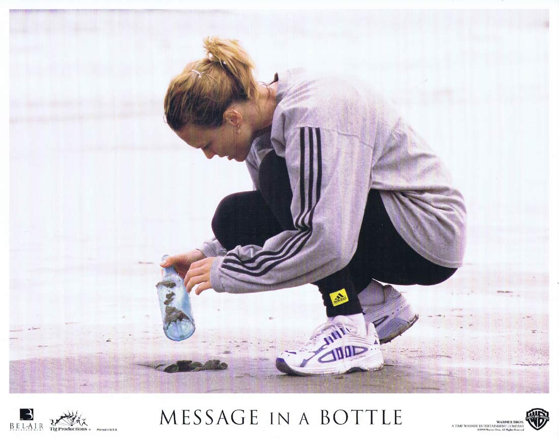 MESSAGE IN A BOTTLE Original US Lobby Card 4 Kevin Costner Robin Wright