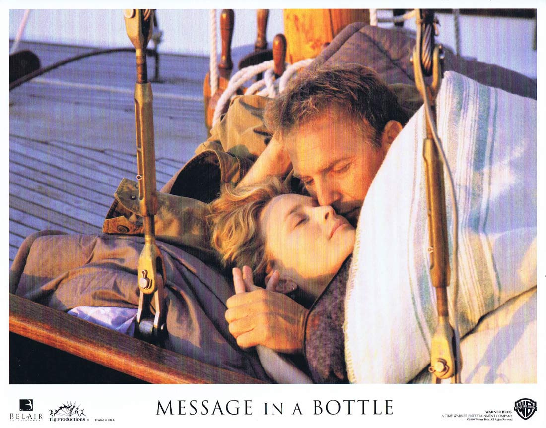 MESSAGE IN A BOTTLE Original US Lobby Card 8 Kevin Costner Robin Wright