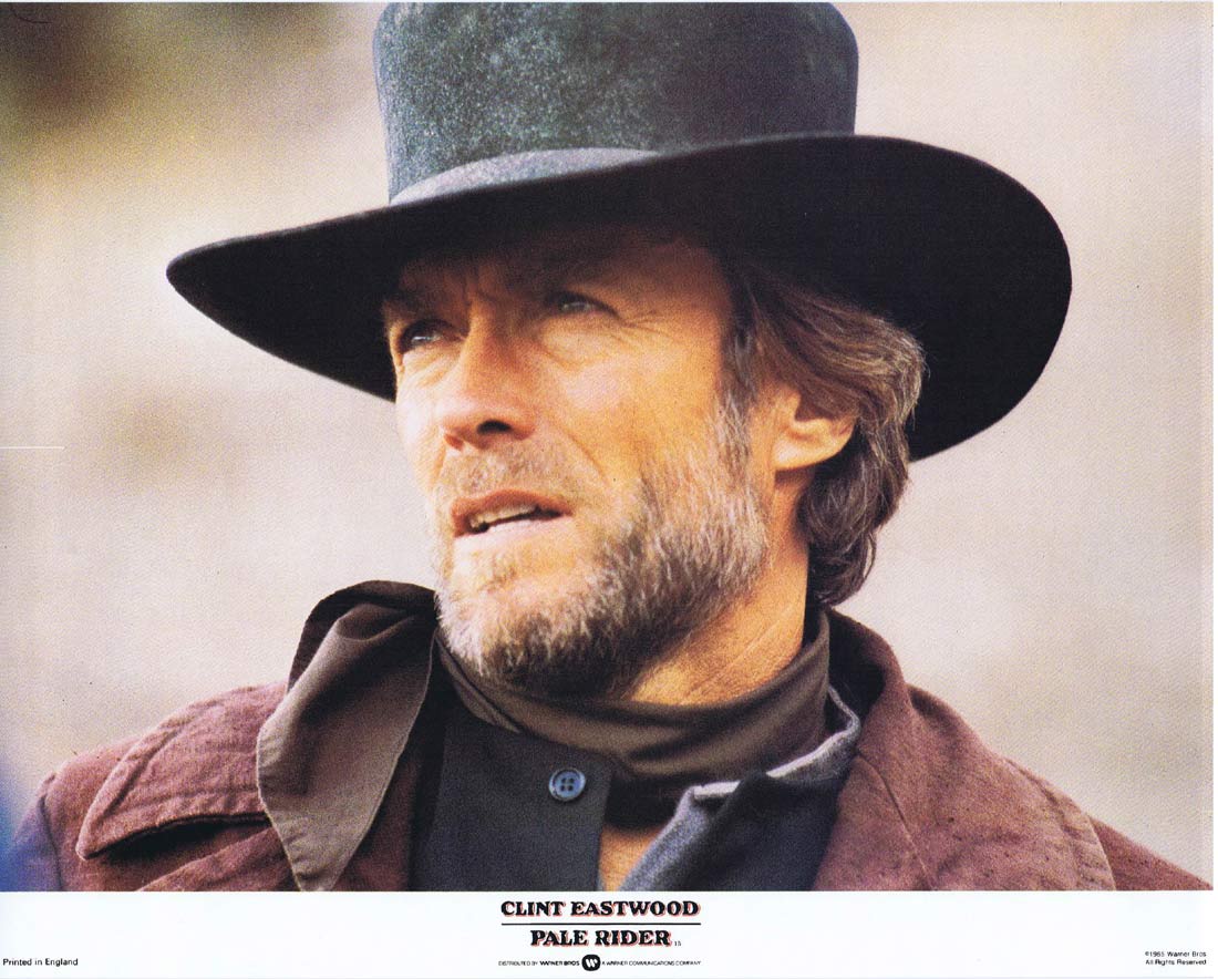 PALE RIDER Original English Lobby Card 1 Clint Eastwood Michael Moriarty