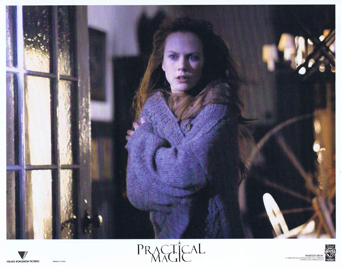 PRACTICAL MAGIC Original US Lobby Card 7 Sandra Bullock Nicole Kidman
