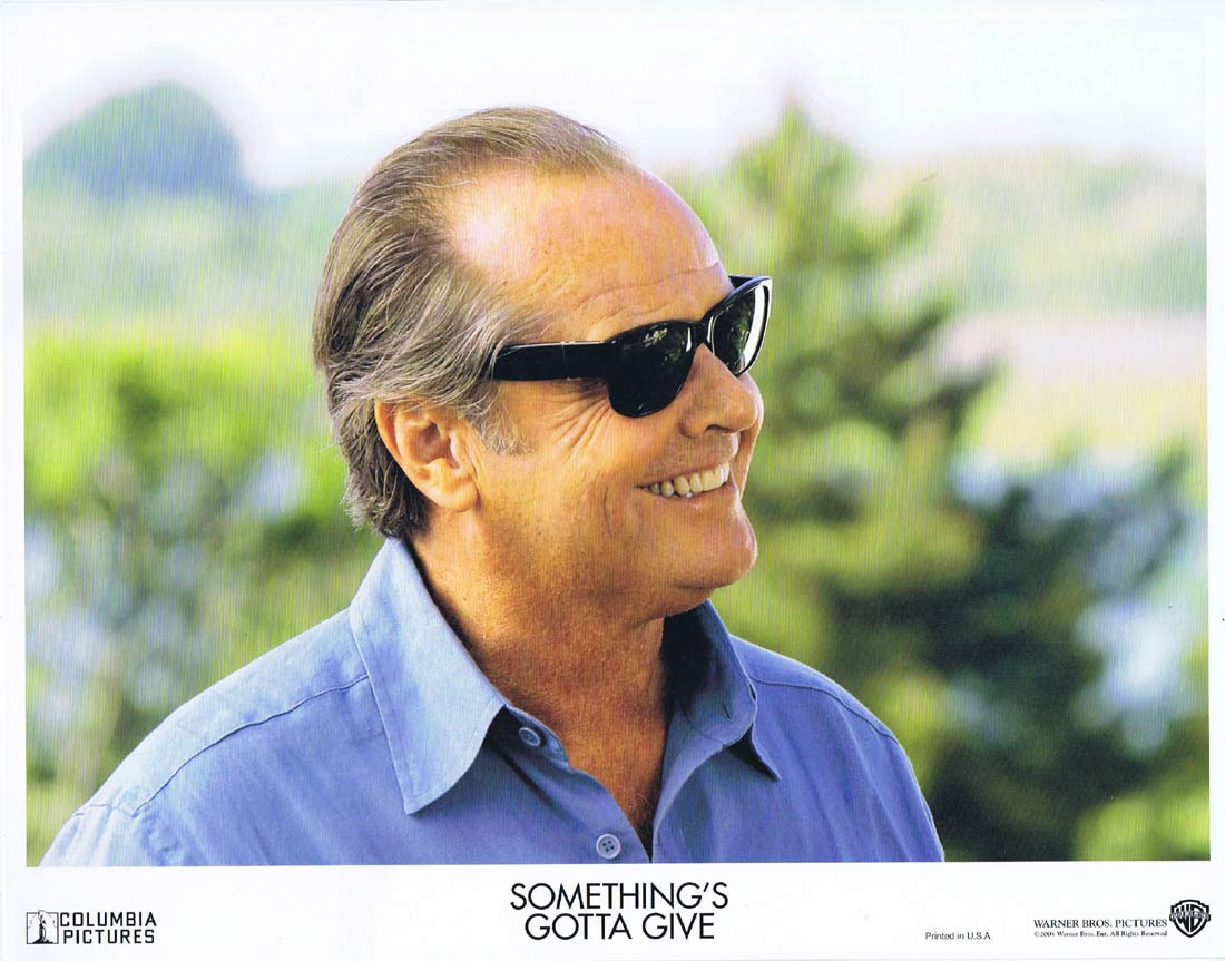 SOMETHING’S GOTTA GIVE Original US Lobby Card 3 Jack Nicholson Keanu Reeves
