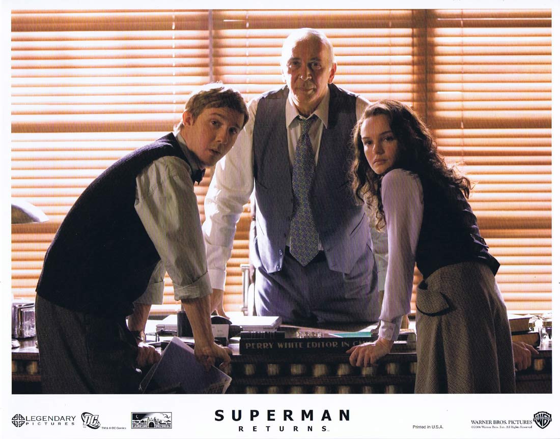 SUPERMAN RETURNS Original US Lobby Card 3 Brandon Routh Kate Bosworth