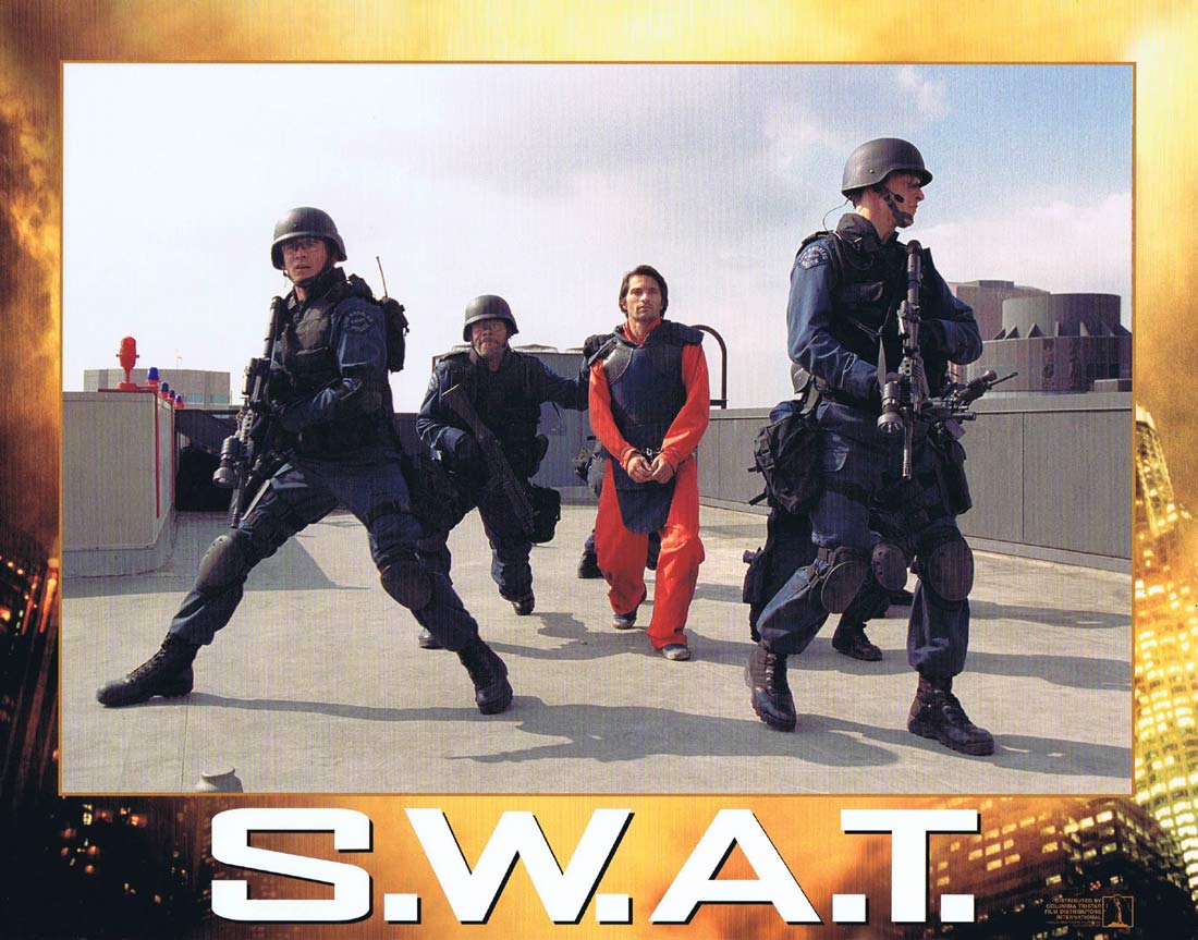 S.W.A.T. Original US Lobby Card 6 Samuel L. Jackson Colin Farrell Michelle Rodriguez