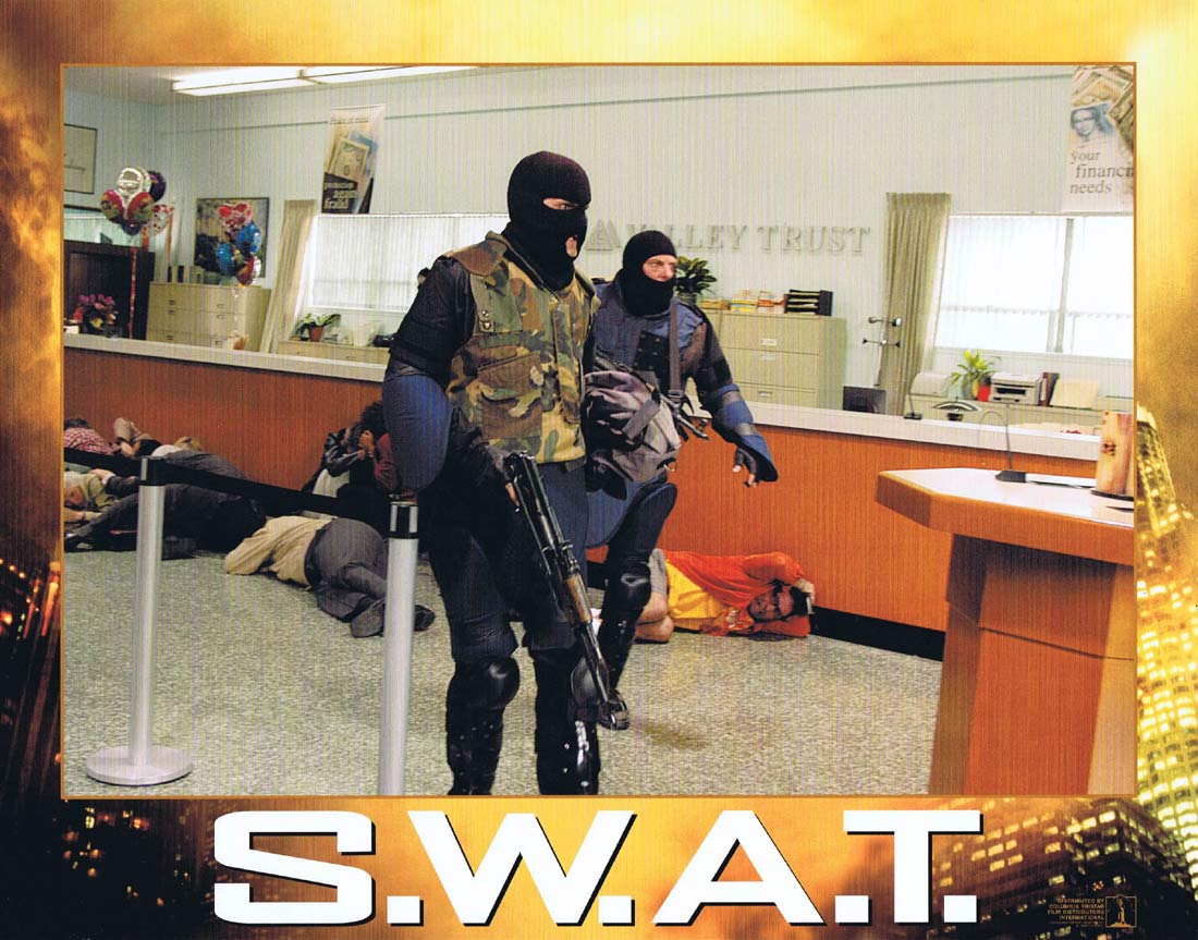 S.W.A.T. Original US Lobby Card 7 Samuel L. Jackson Colin Farrell Michelle Rodriguez