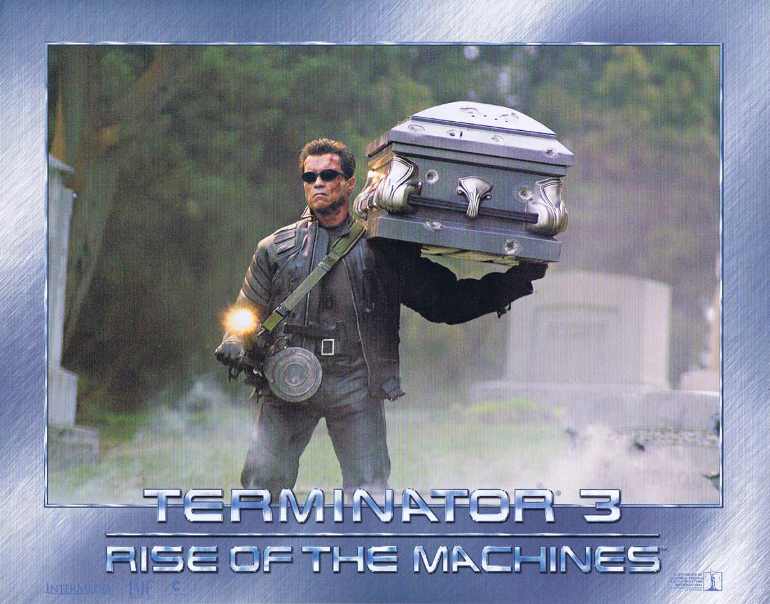TERMINATOR 3 RISE OF THE MACHINES Original US Lobby Card 4 Arnold Schwarzenegger
