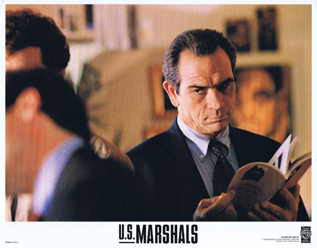 U.S. MARSHALS Original US Lobby Card 2 Tommy Lee Jones Wesley Snipes