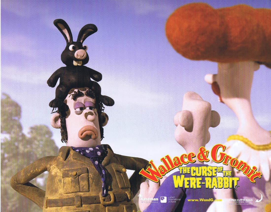 WALLACE AND GROMIT THE CURSE OF THE WERE RABBIT Original US Lobby Card 3