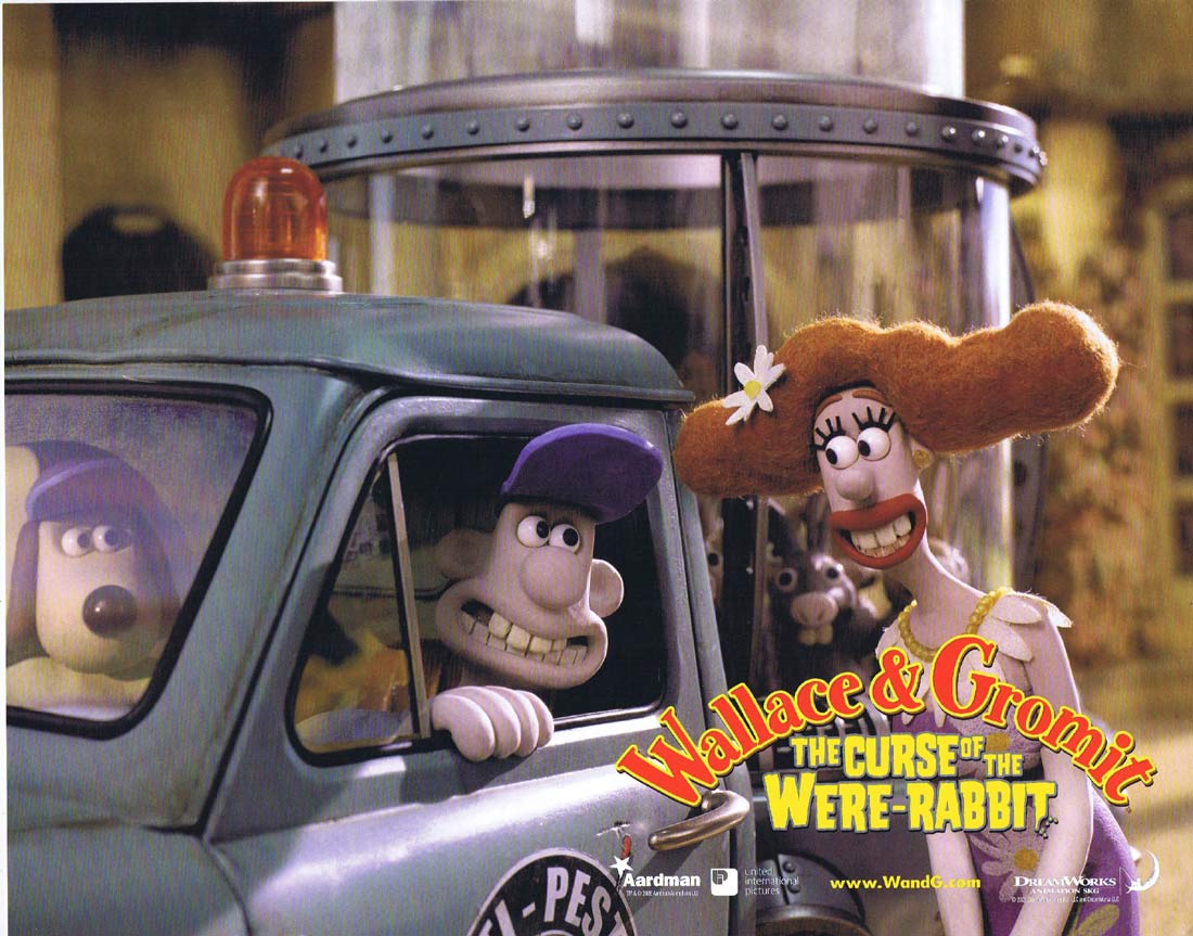 WALLACE AND GROMIT THE CURSE OF THE WERE RABBIT Original US Lobby Card 4
