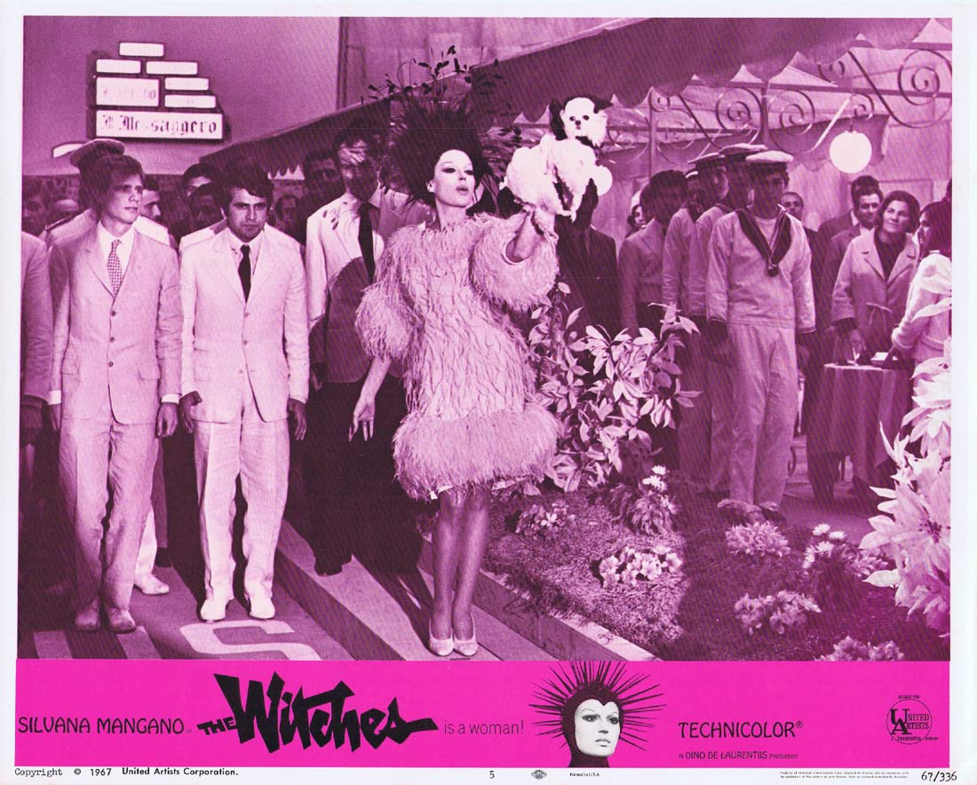 THE WITCHES Original US Lobby Card 5 Silvana Mangano Clint Eastwood