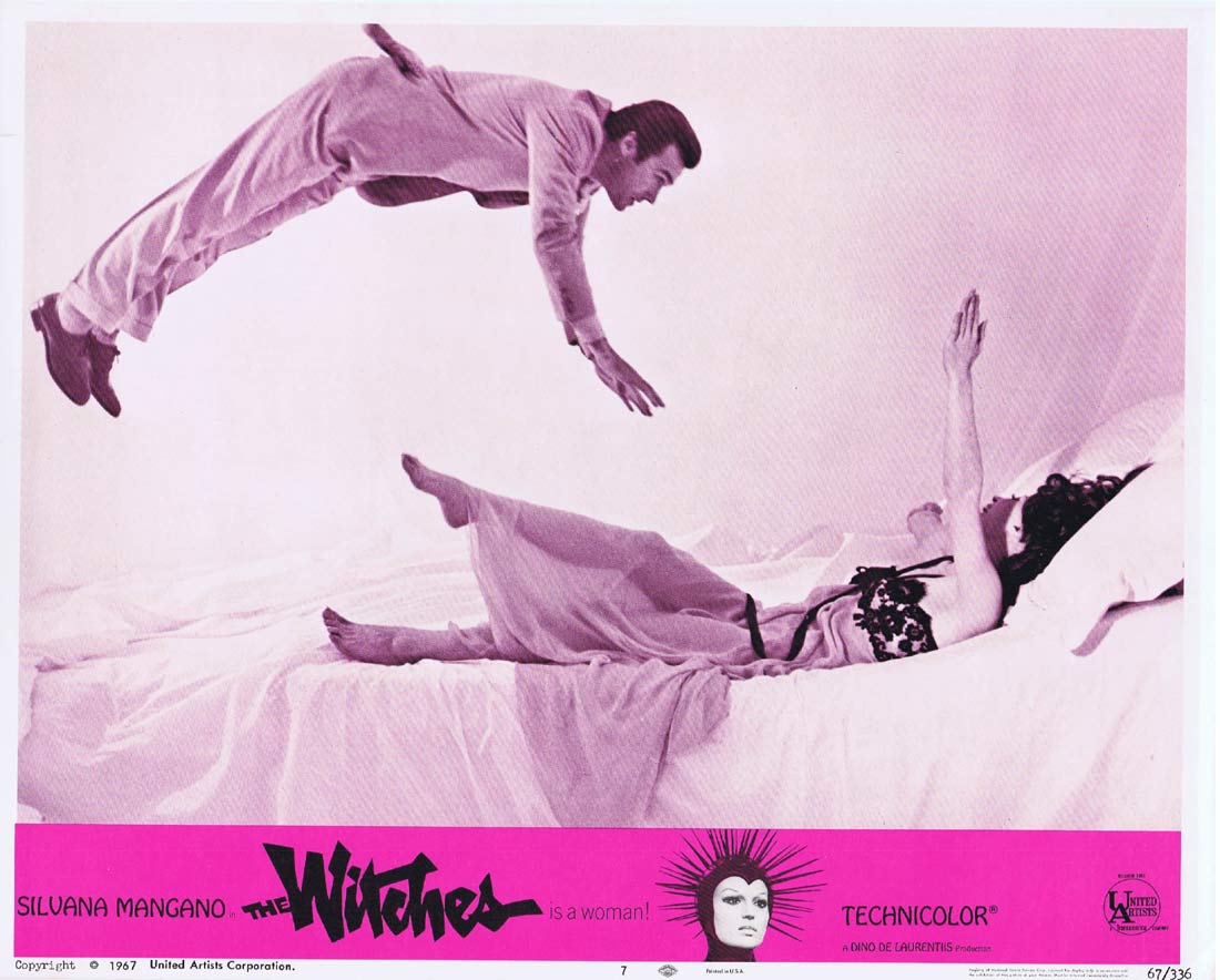 THE WITCHES Original US Lobby Card 7 Silvana Mangano Clint Eastwood