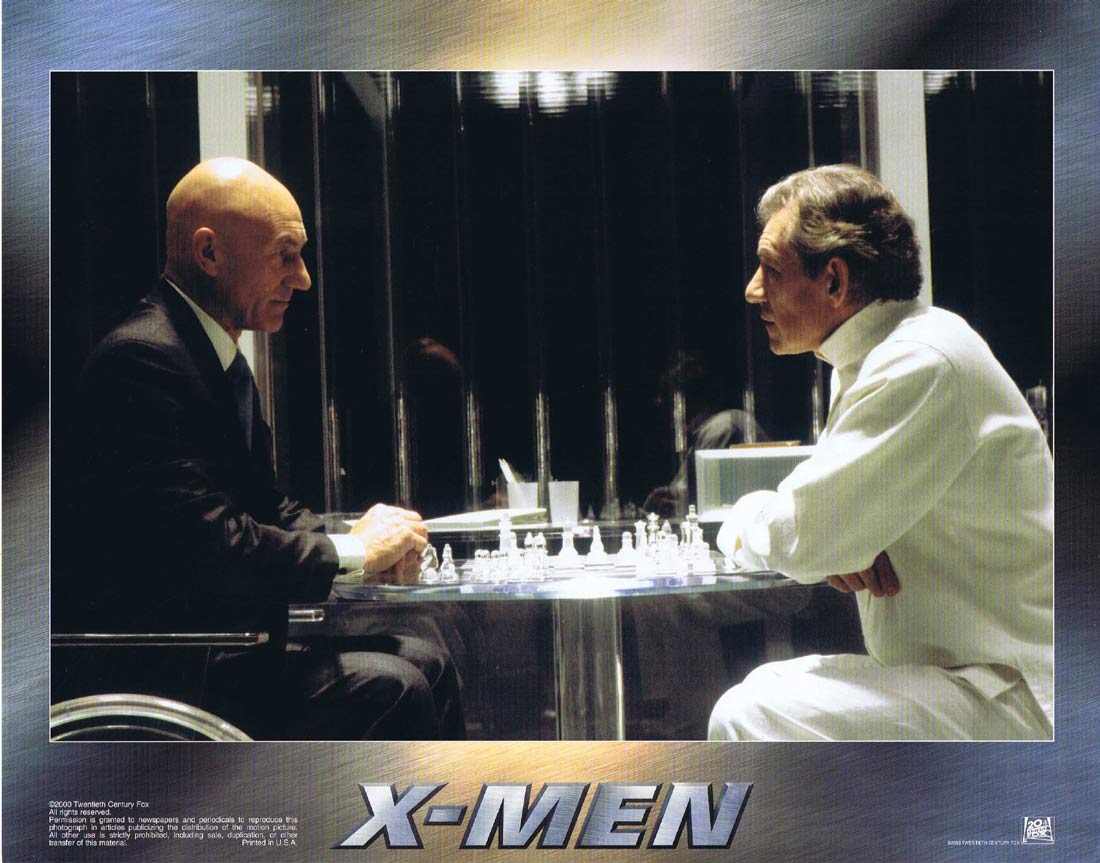 X-MEN Original US Lobby Card 6 Patrick Stewart Hugh Jackman Marvel