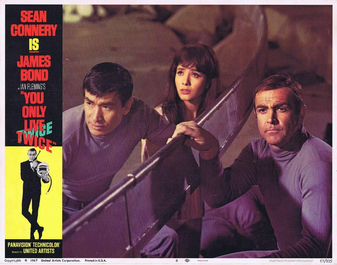 YOU ONLY LIVE TWICE Original Lobby Card 8 James Bond Sean Connery