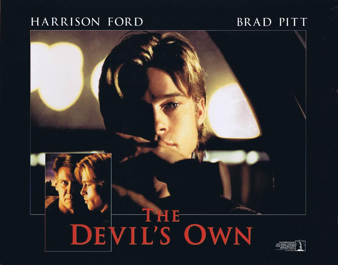 THE DEVIL’S OWN Original Lobby Card 7 Harrison Ford Brad Pitt