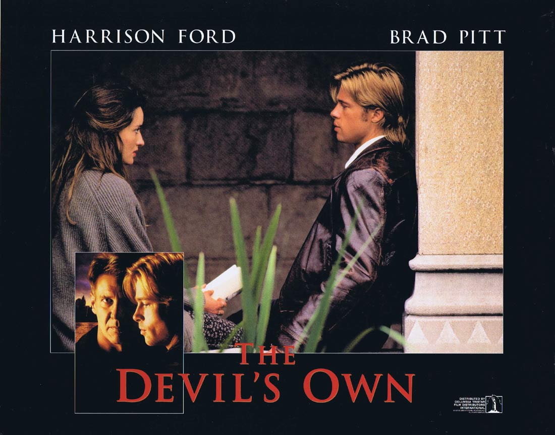 THE DEVIL’S OWN Original Lobby Card 8 Harrison Ford Brad Pitt