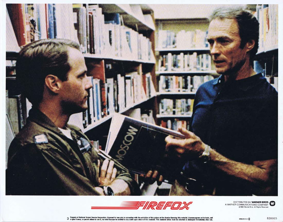 FIREFOX Original US Lobby Card 3 Clint Eastwood Freddie Jones
