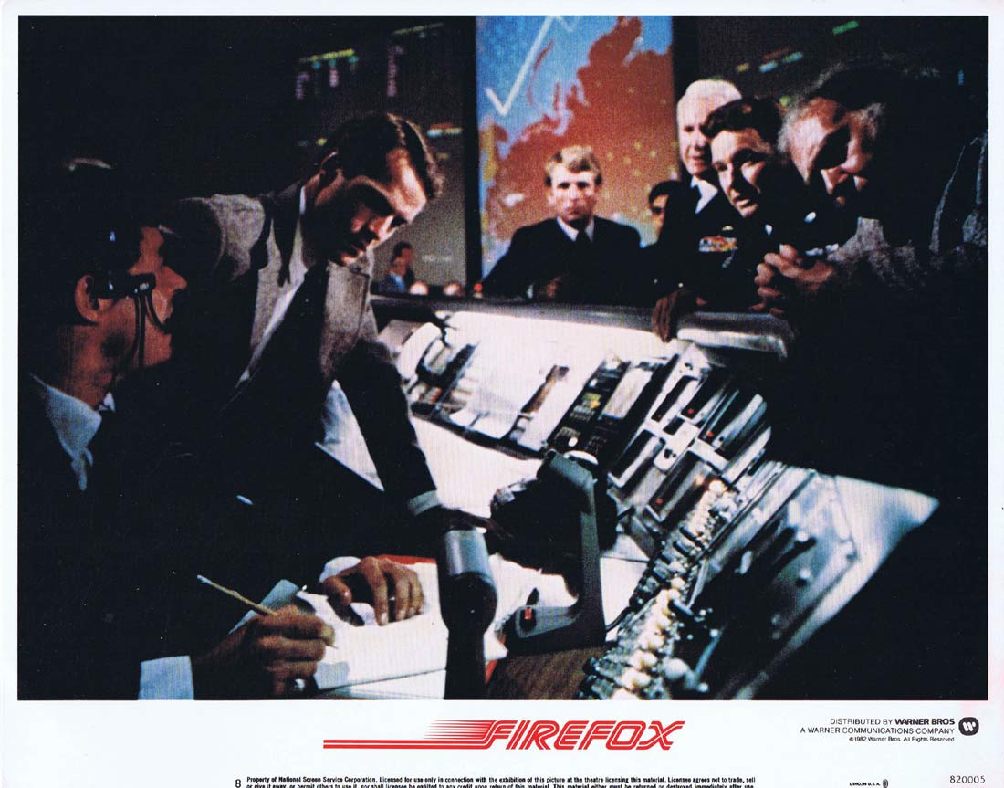 FIREFOX Original US Lobby Card 8 Clint Eastwood Freddie Jones