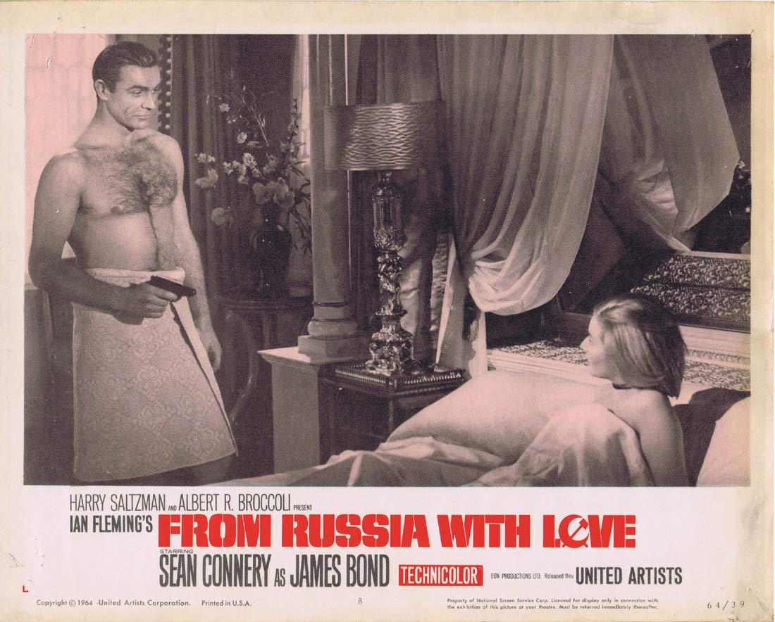 FROM RUSSIA WITH LOVE Original Lobby Card 8 Sean Connery James Bond