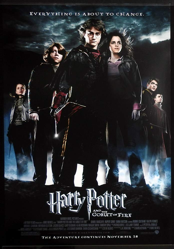 HARRY POTTER AND THE GOBLET OF FIRE Original ROLLED US ADV One sheet Movie Poster