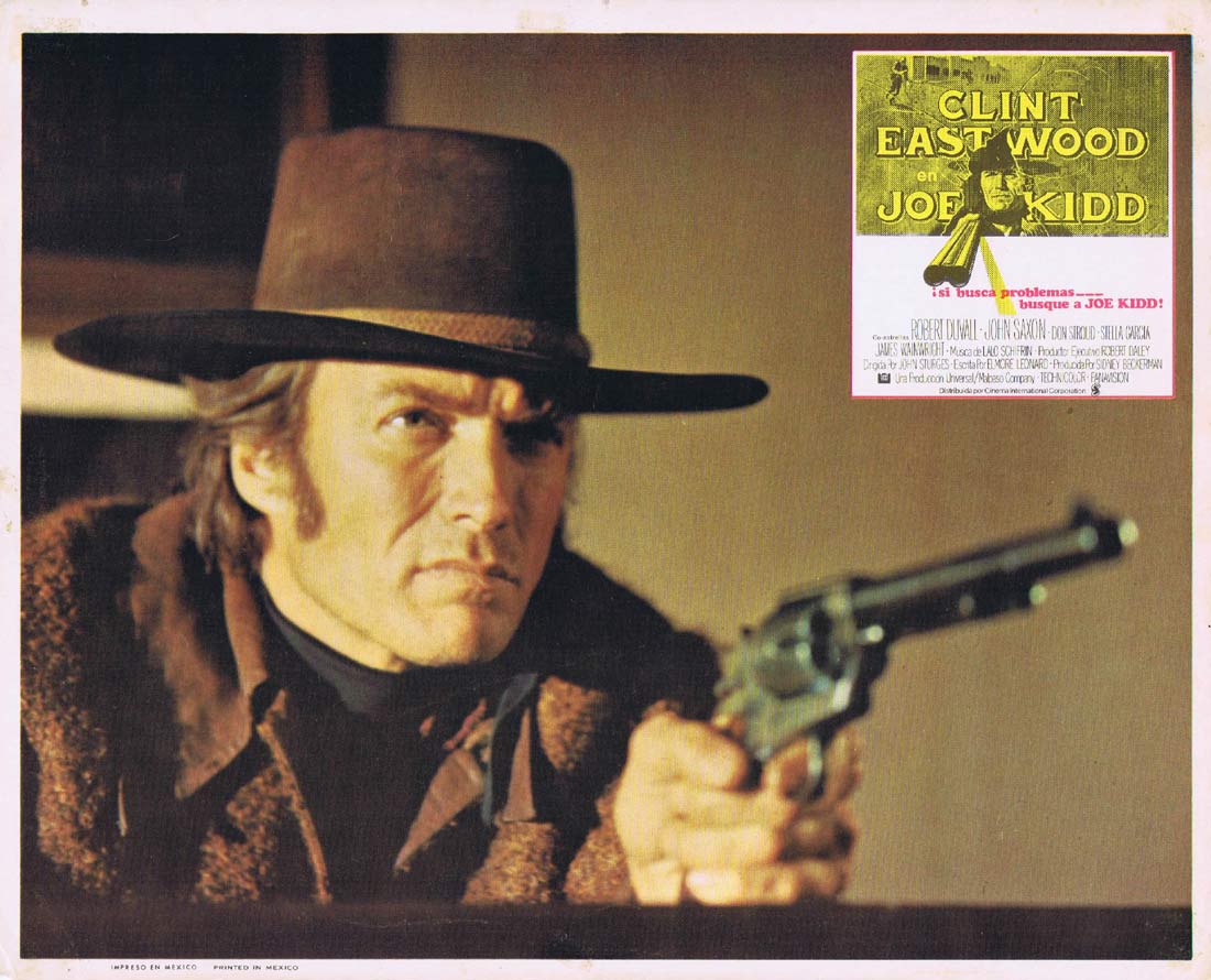 JOE KIDD Original Mexican Lobby Card 6 Clint Eastwood Robert Duvall