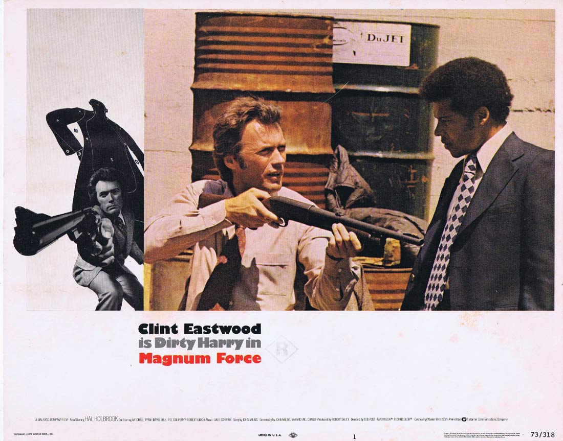 MAGNUM FORCE Original Lobby Card 1 Clint Eastwood Dirty Harry