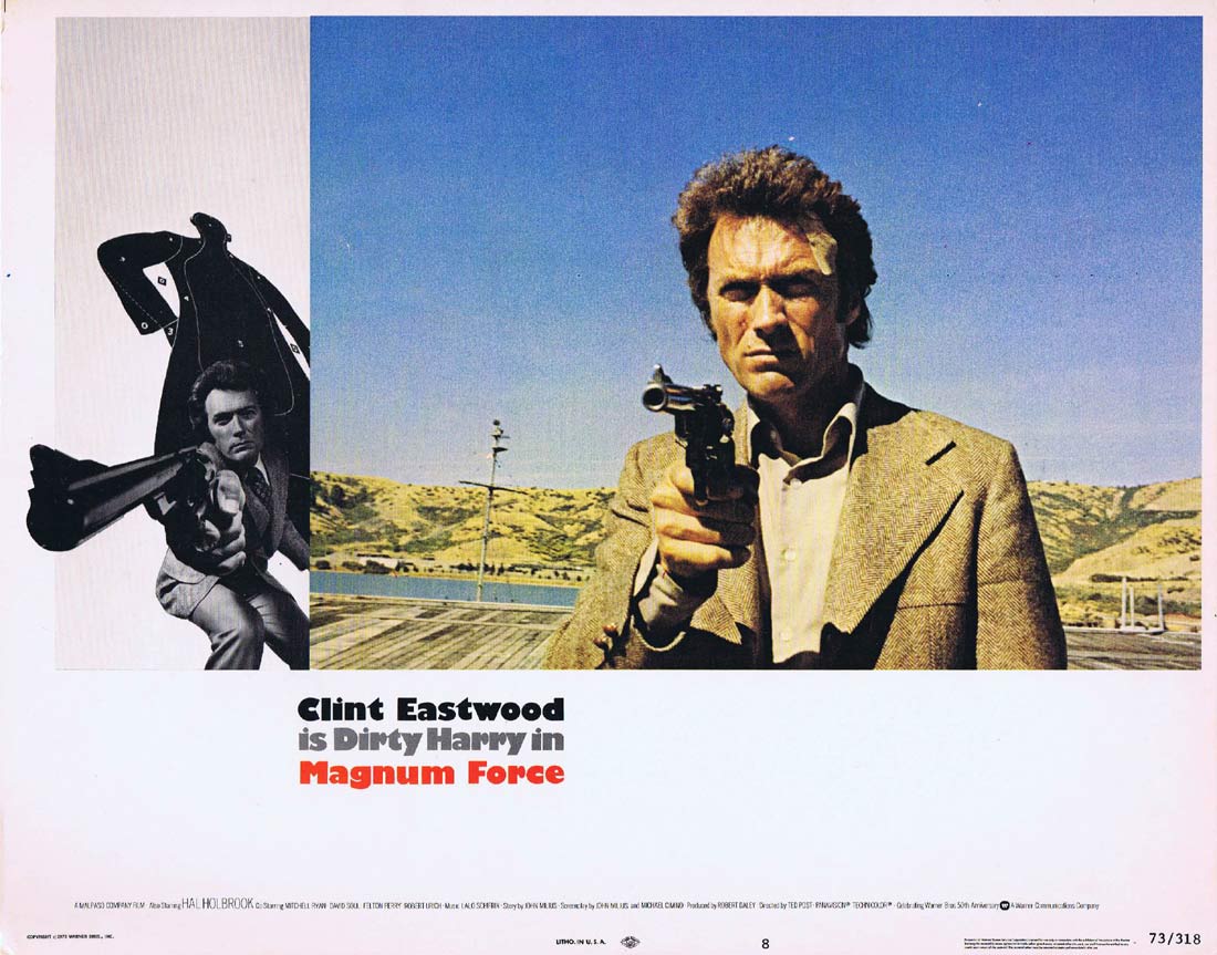 MAGNUM FORCE Original Lobby Card 8 Clint Eastwood Dirty Harry