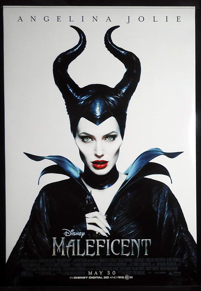 MALEFICENT Original Rolled US One sheet Movie poster Angelina Jolie
