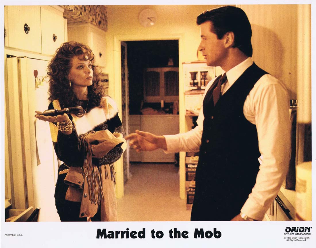 MARRIED TO THE MOB Original Lobby Card 3 Michelle Pfeiffer Matthew Modine