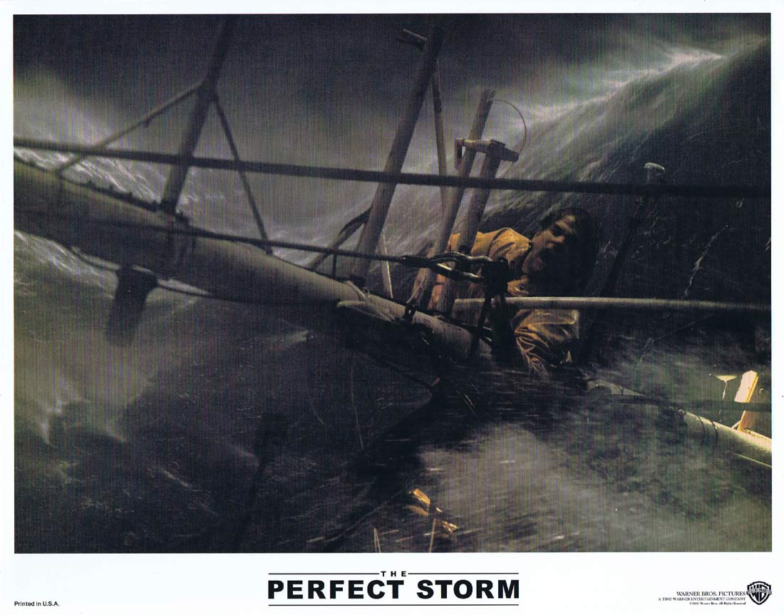 THE PERFECT STORM Original Lobby Card 7 George Clooney Mark Wahlberg