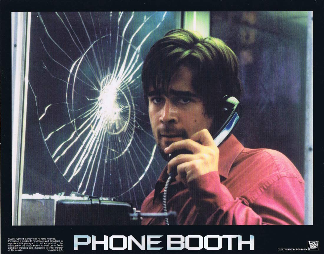 PHONE BOOTH Original Lobby Card 1 Colin Farrell Forest Whitaker Katie Holmes
