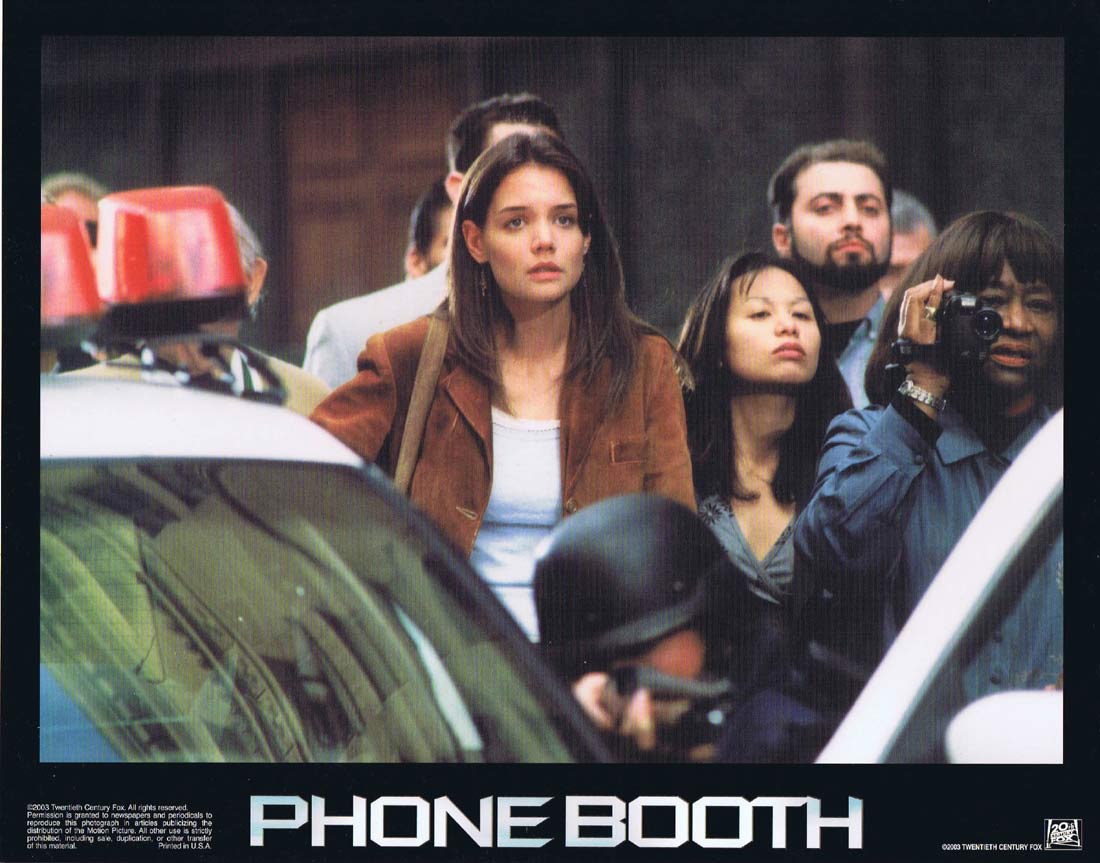 PHONE BOOTH Original Lobby Card 3 Colin Farrell Forest Whitaker Katie Holmes