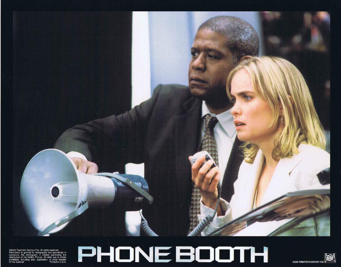 PHONE BOOTH Original Lobby Card 4 Colin Farrell Forest Whitaker Katie Holmes
